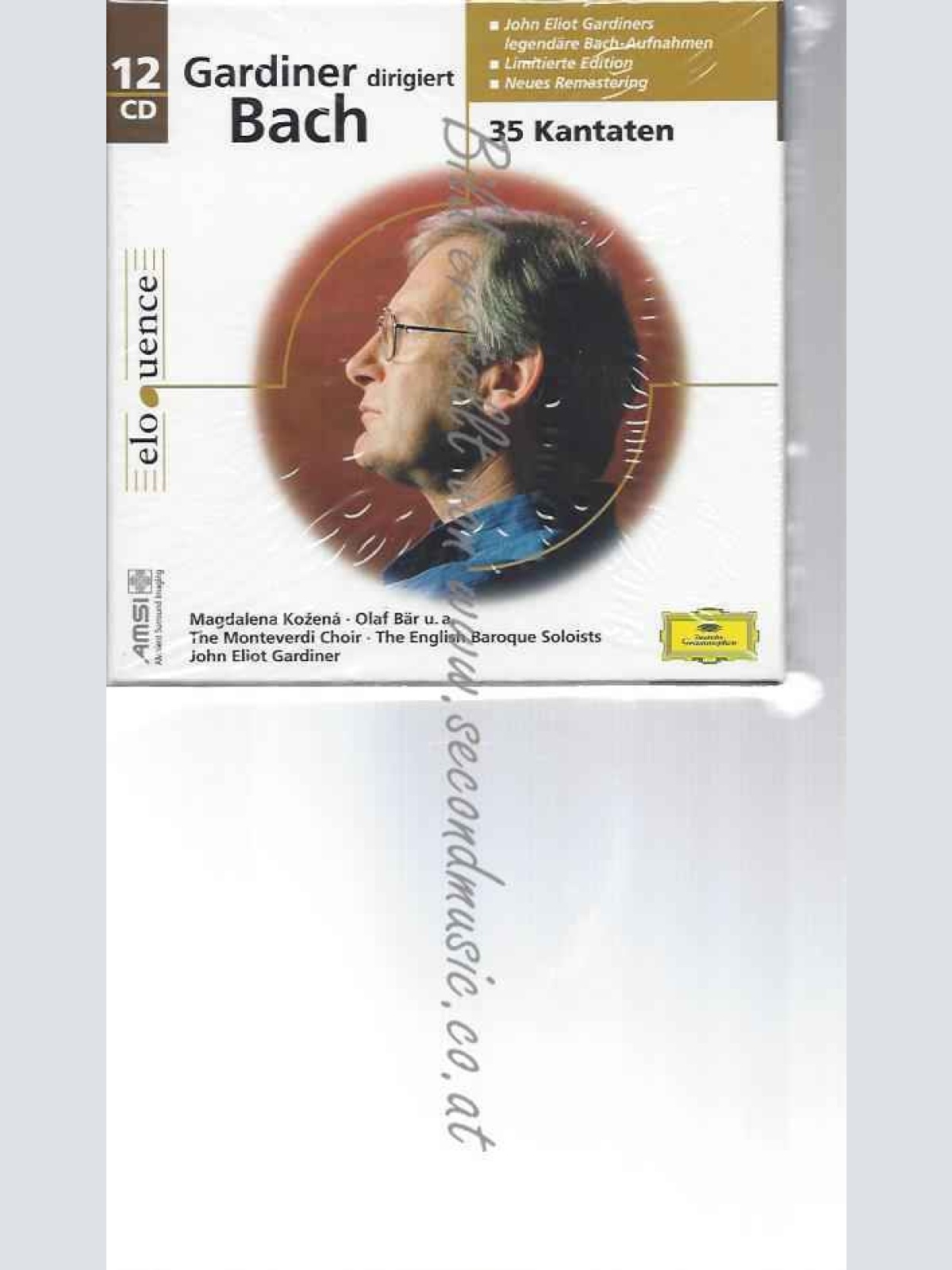 CD--GARDINER, ,JOHANN SEBASTIAN-- 35 KANTATEN