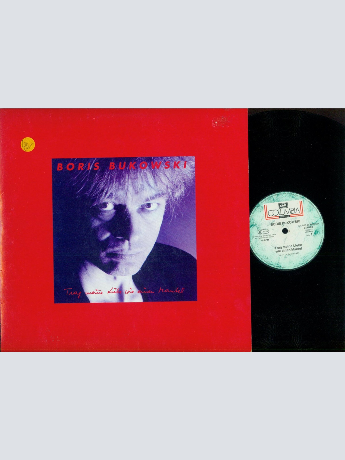 LP--Boris Bukowski – Trag Meine Liebe Wie Einen Mantel-- MAXI