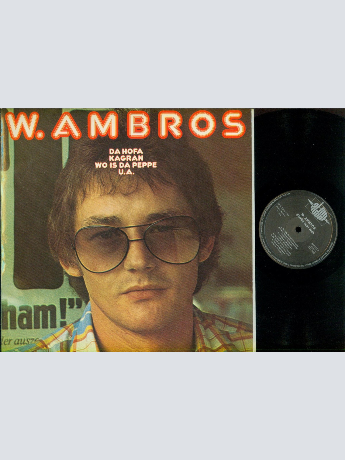 LP- Wolfgang  Ambros  – Sterbn Tuat Weh // 400.013