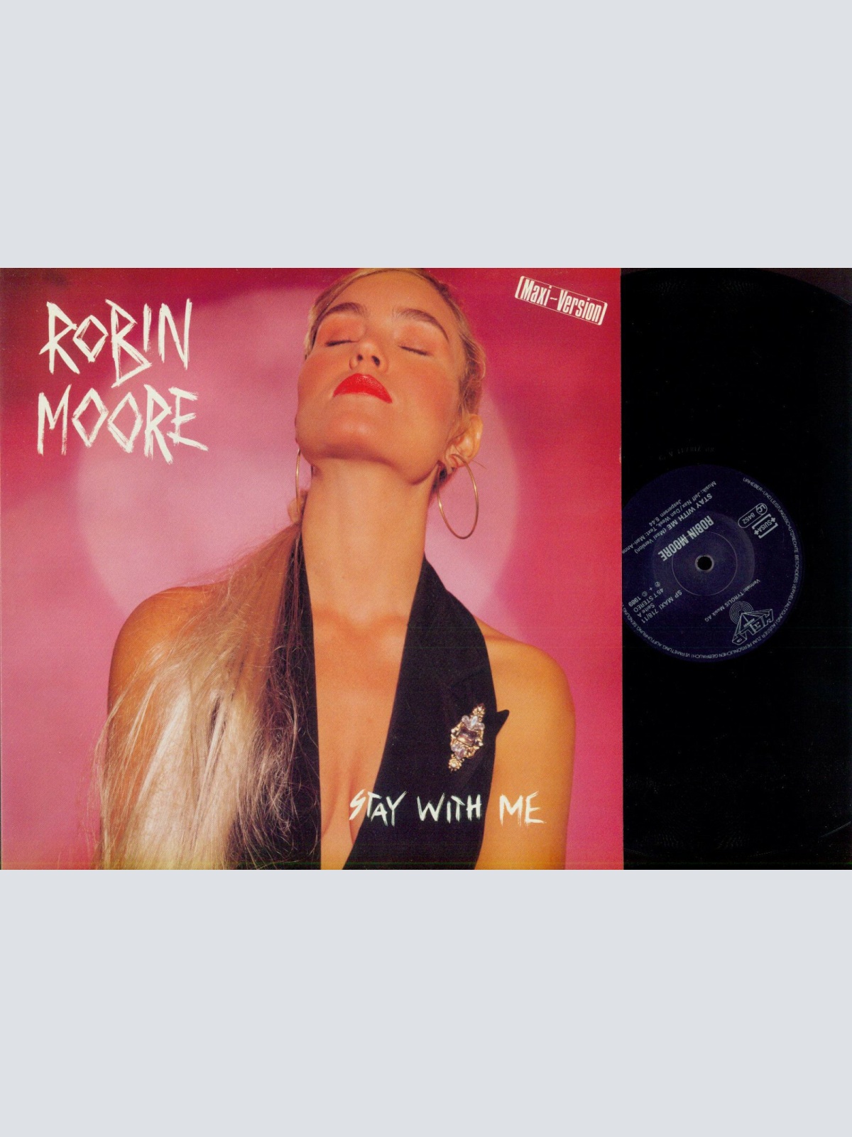 LP- Robin Moore – Stay With Me - Maxi // NM