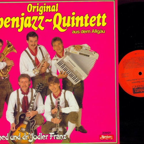 LP- Original Alpenjazz Quintett – Dr'Achmed Und Dr' Jodler Franz // NM