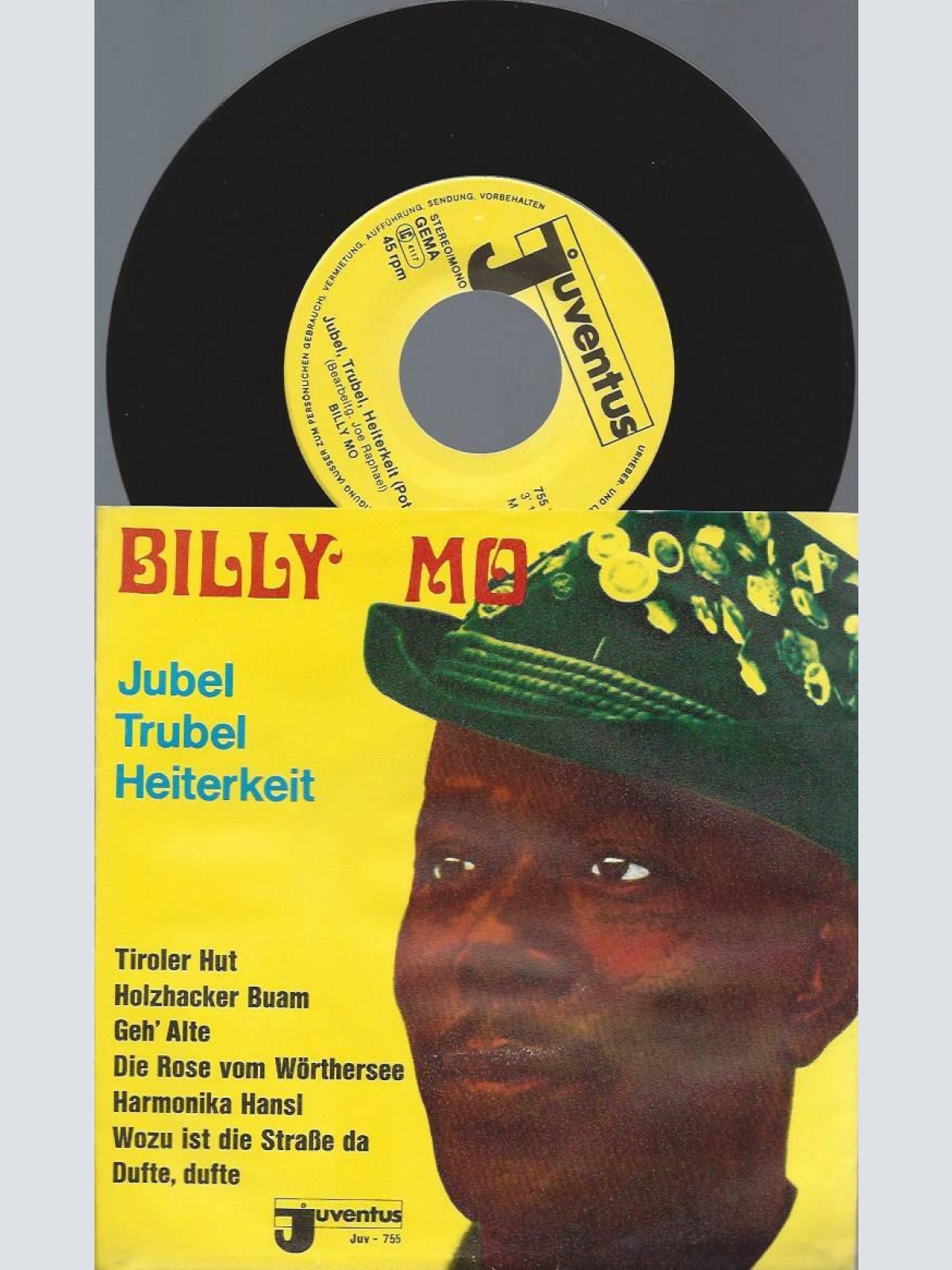 7" Billy Mo – Jubel Trubel Heiterkeit