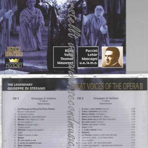 CD--Great Voices Of The Opera - Giuseppe Di Stefano