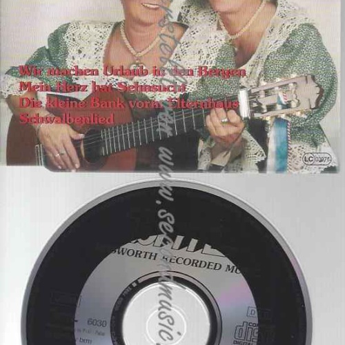 CD--GESANGSDUO WEHNER INGE  -WIR MACHEN URLAUB IN DEN BERGEN