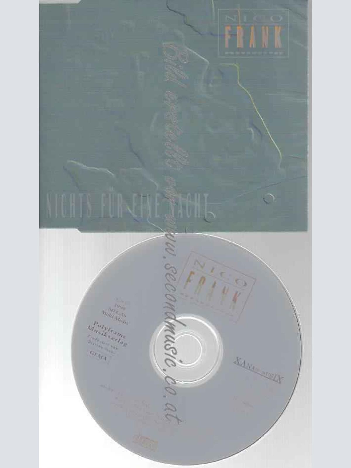 CD-- Nico Frank --Nichts für eine Nacht
