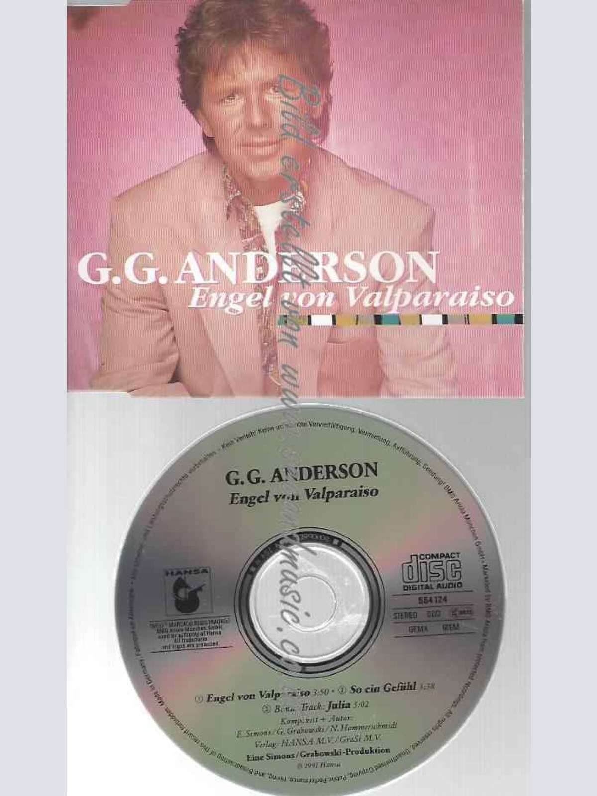 CD--G.G. Anderson  Engel Von Valparaiso