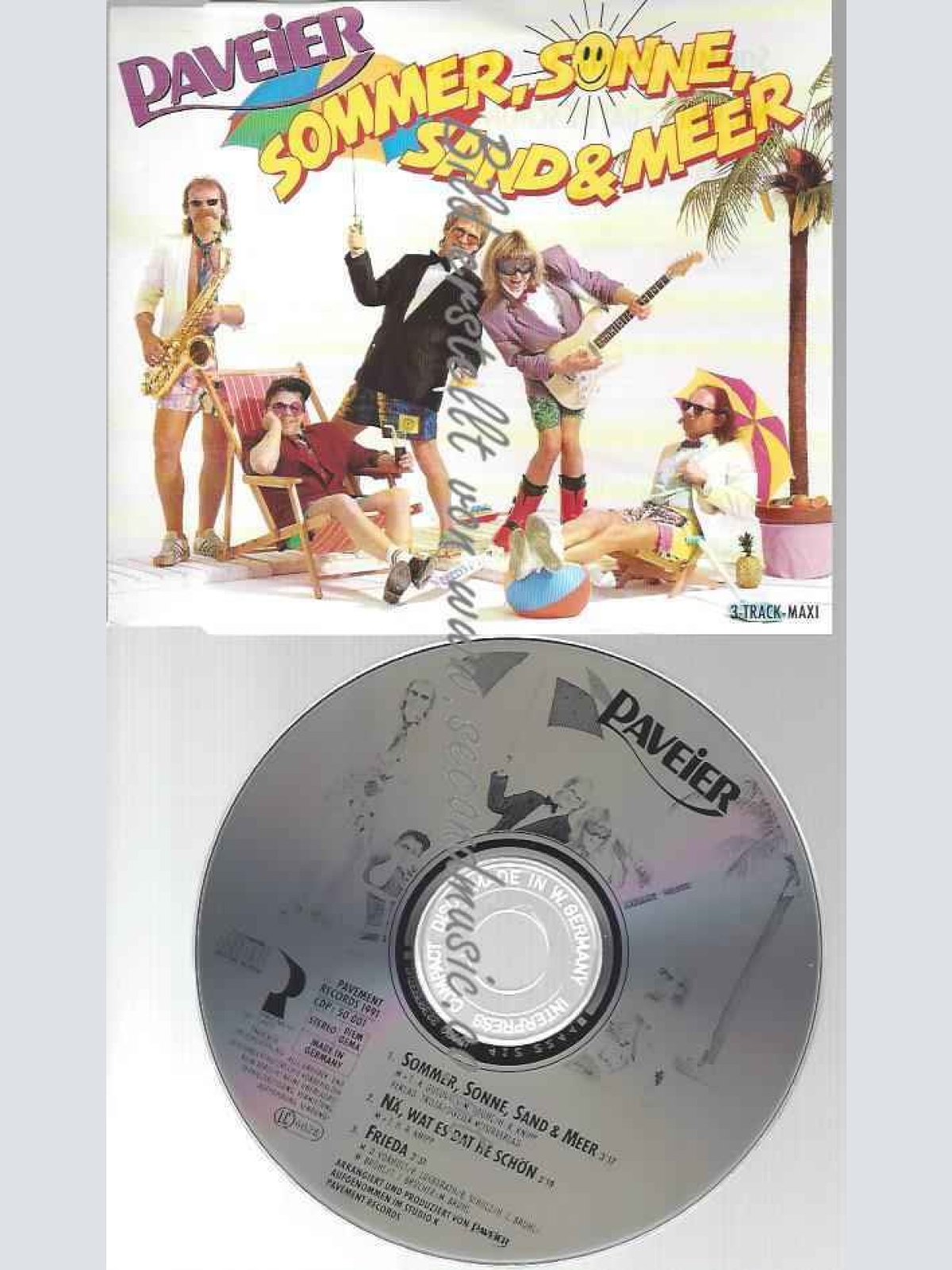 CD--PAVEIER--SOMMER, SONNE, SAND & MEER ( TRACKS, )