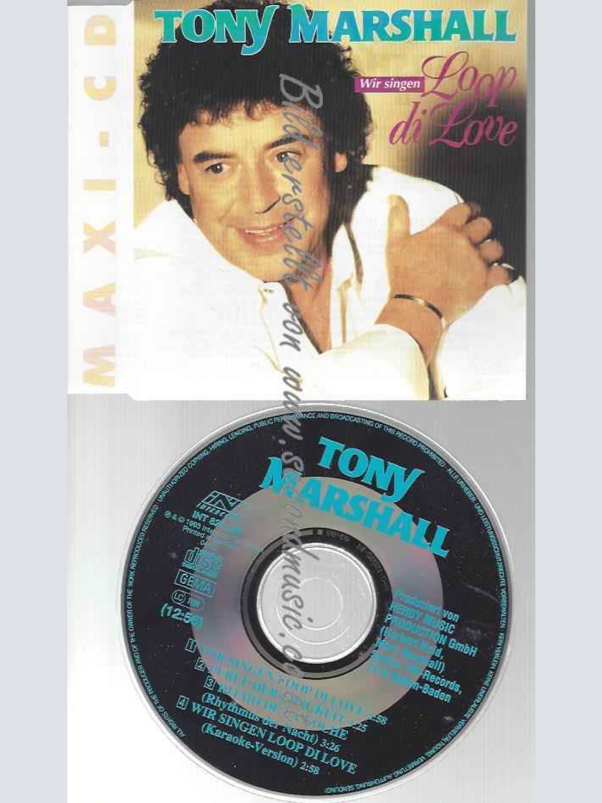 CD--TONY MARSHALL--WIR SINGEN LOOP DI LOVE (INCL. )