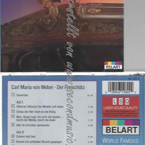 CD--DONATH, KOLLO, ET AL. | --DER FREISCHÜTZ (AZ)