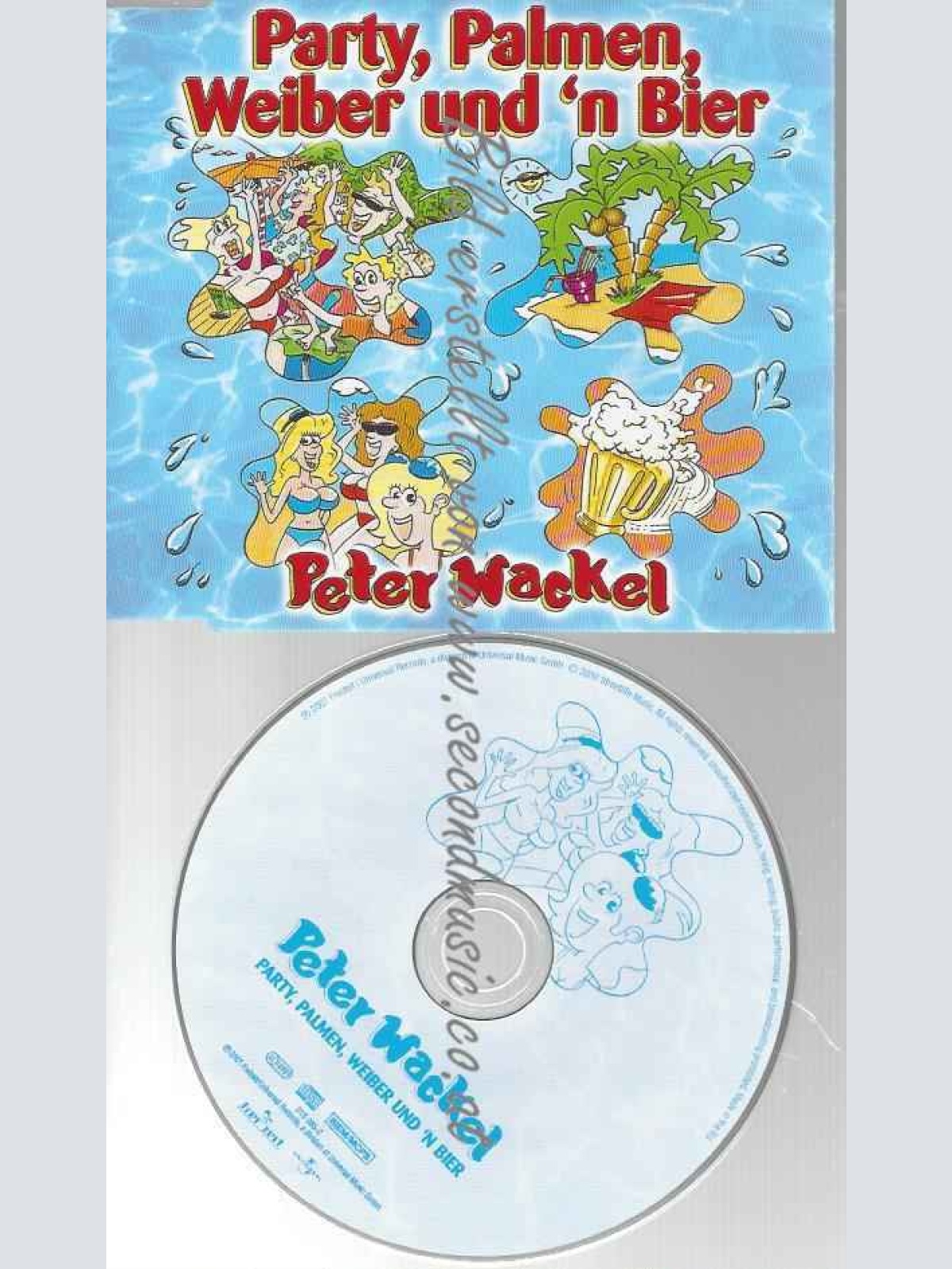 CD--WACKEL,PETER | --PARTY,PALMEN,WEIBER UND 'N BIE