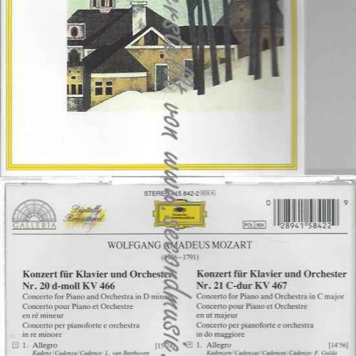 CD--GULDA,FRIEDRICH, ABBADO, ET AL. | --GALLERIA - MOZART