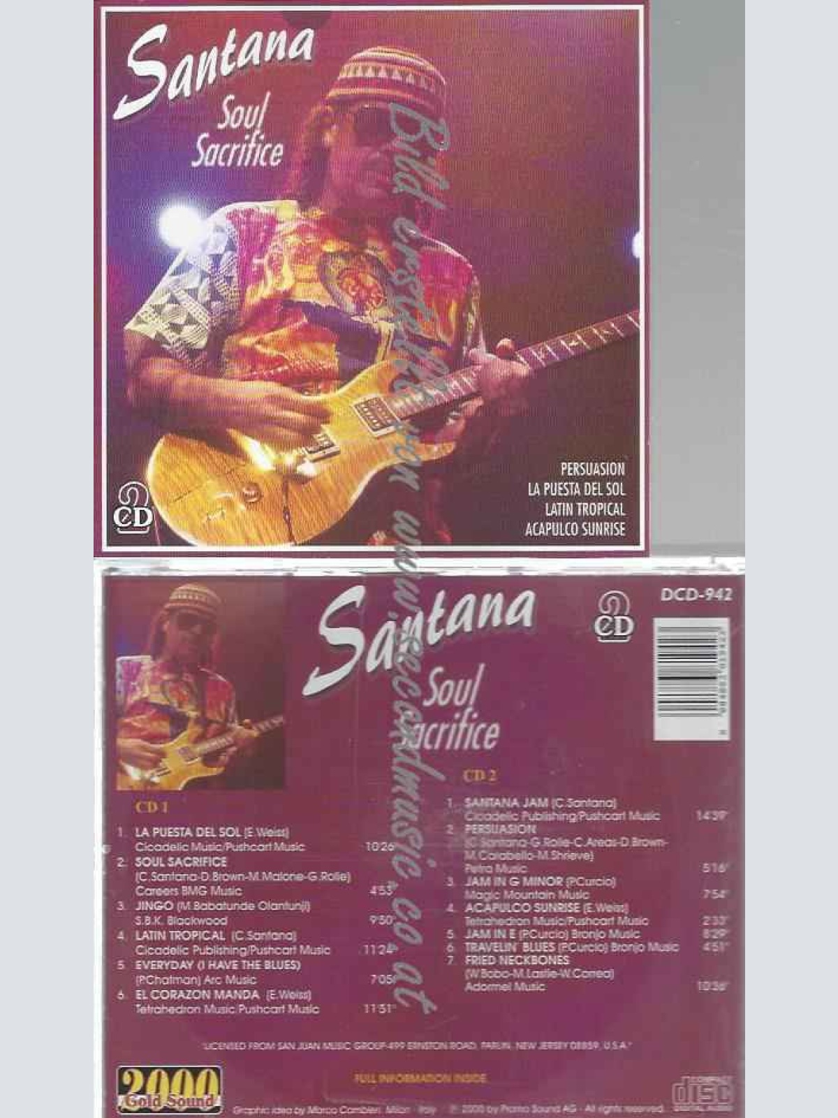CD--SANTANA | --SOUL SACRIFICE