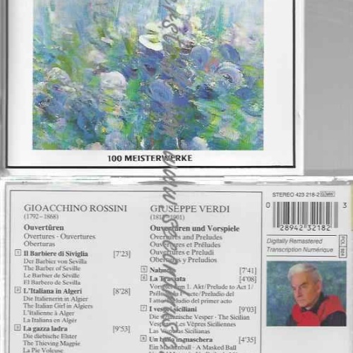 CD--VERDI)/ VERDI, ROSSINI, ET AL. | --KARAJAN-EDITION:  MEISTERWERKE (ROSSINI