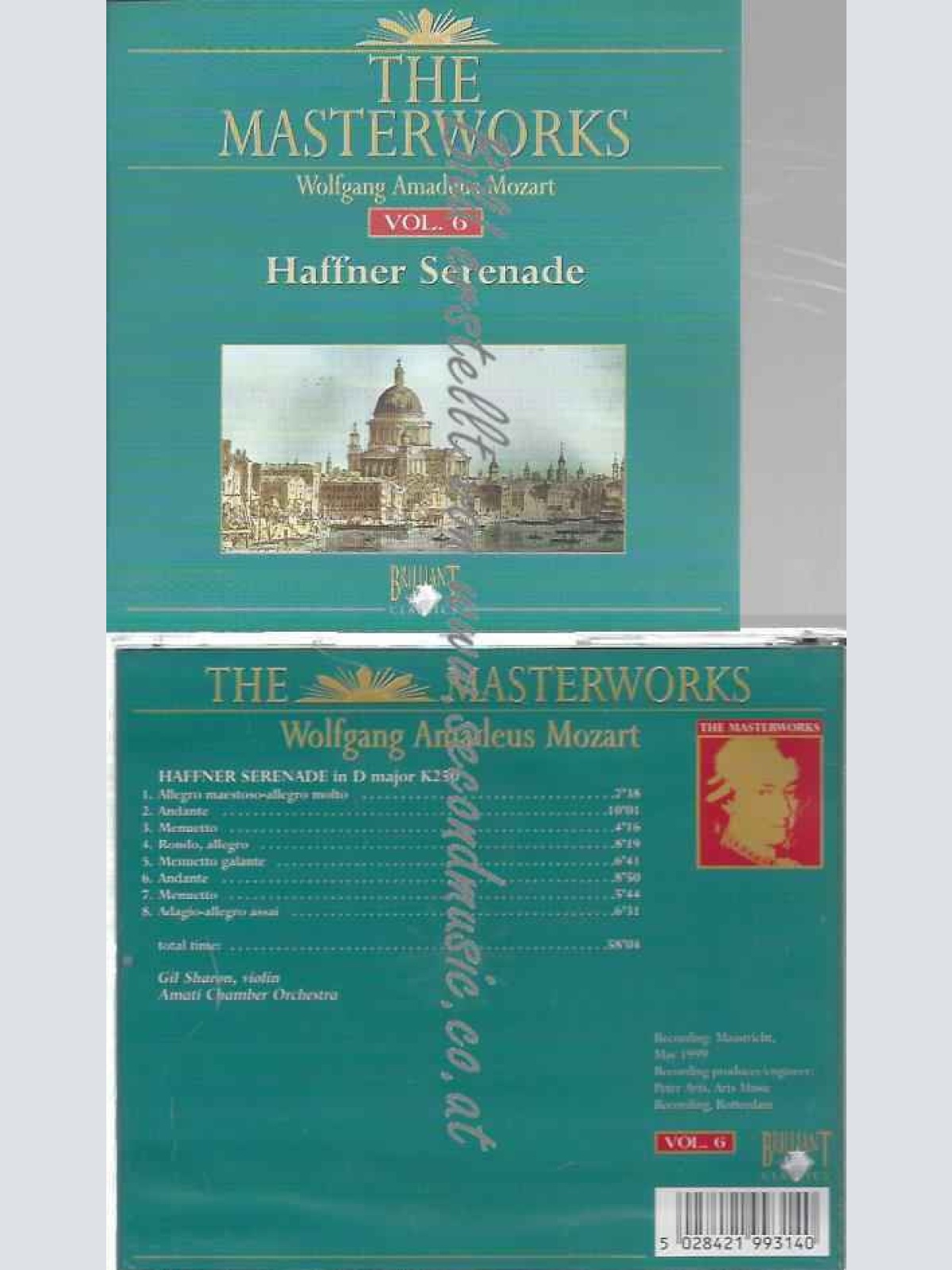 CD--GIL SHARON--THE MASTERWORKS L.. HAFFNER SERENADE