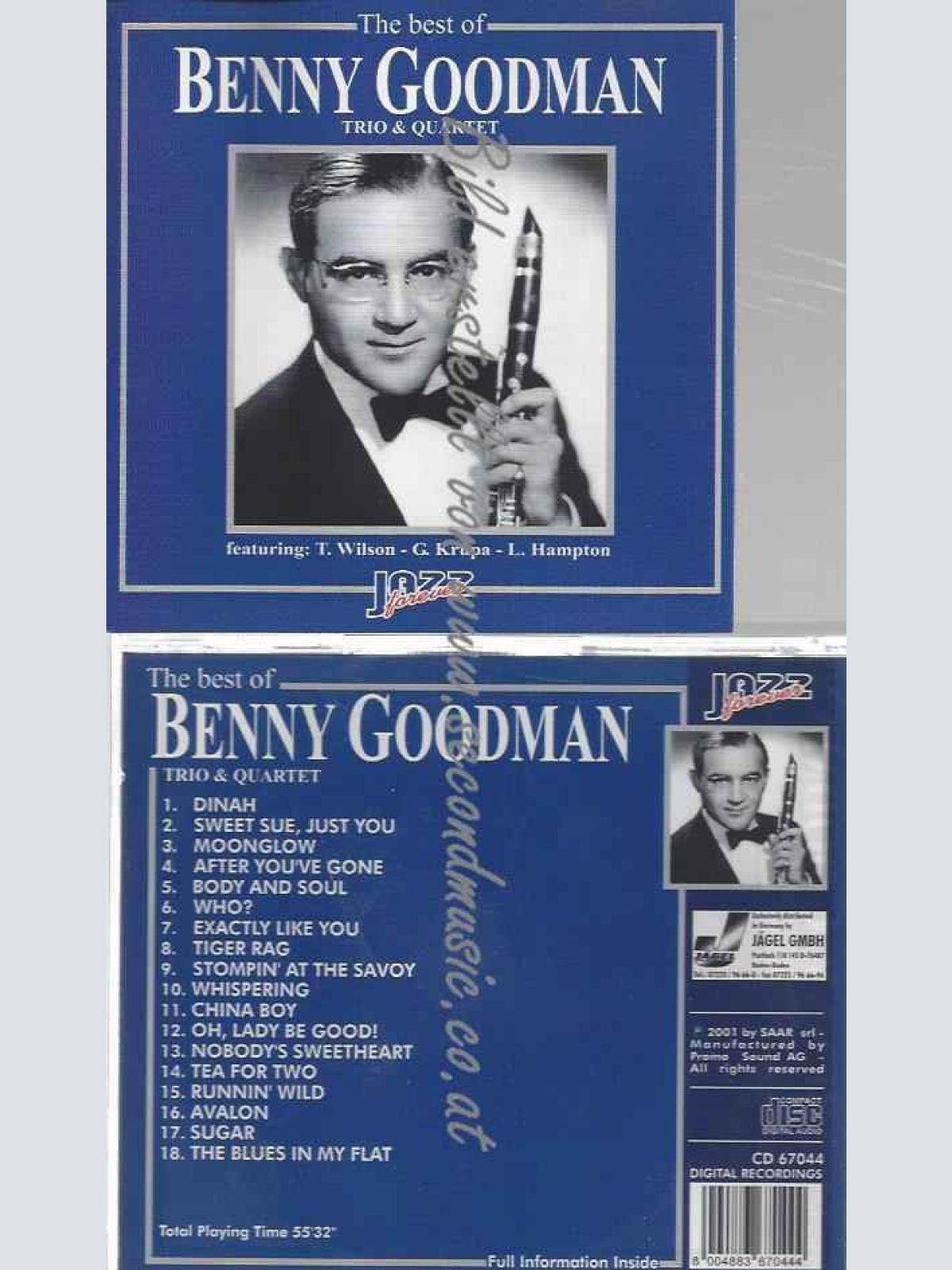 CD--GOODMAN,BENNY | --TRIO & QUARTET