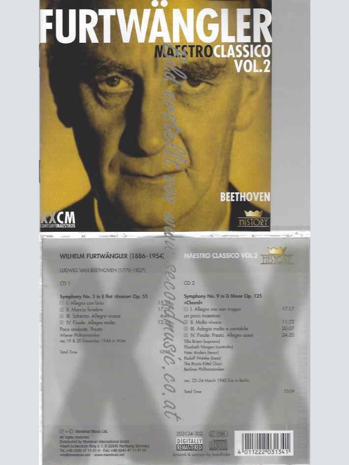 CD--   --WILHELM FURTWÄNGELER,