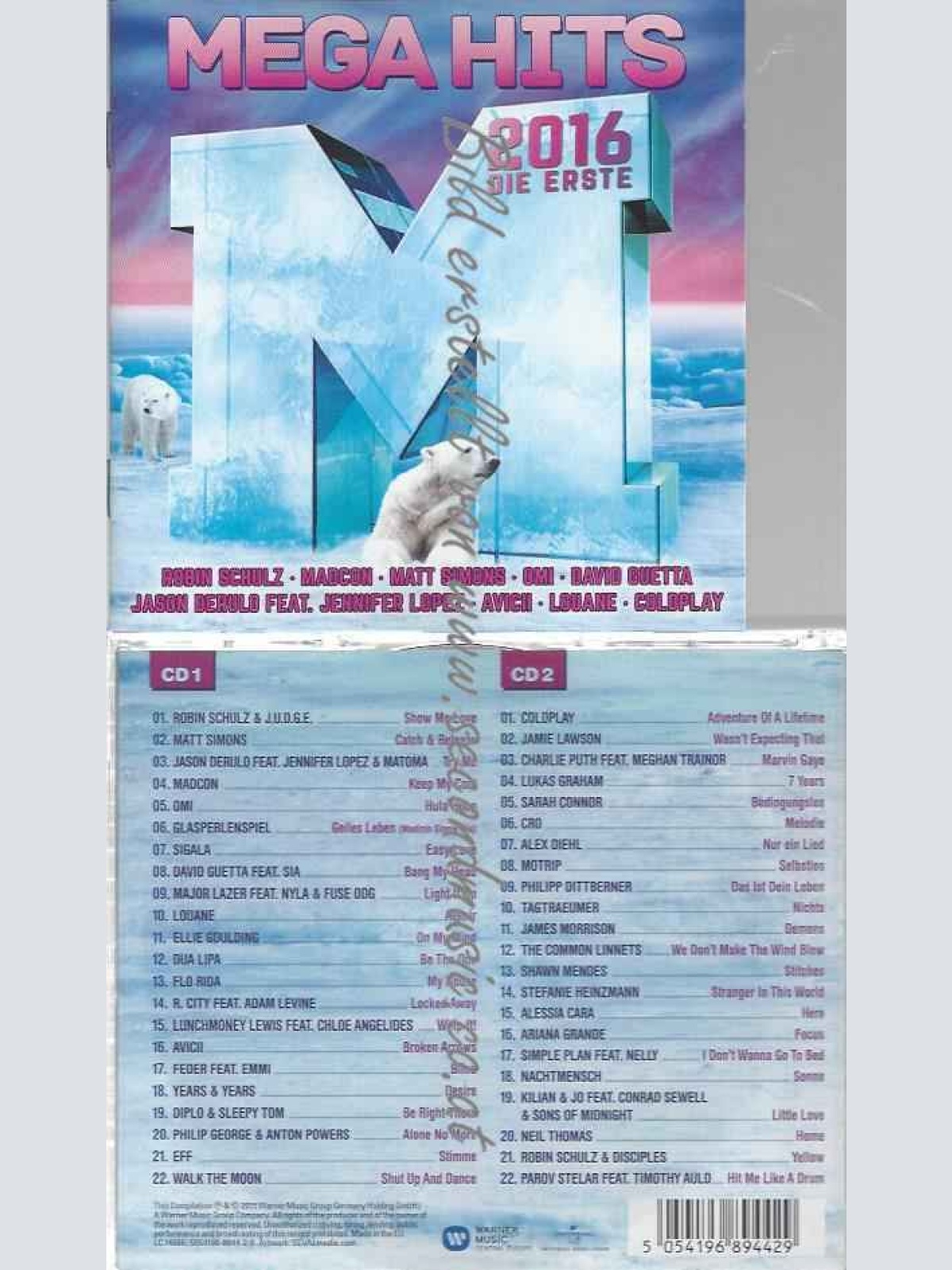 CD--VARIOUS ARTISTS | --MEGA HITS   2016 DIE ERSTE