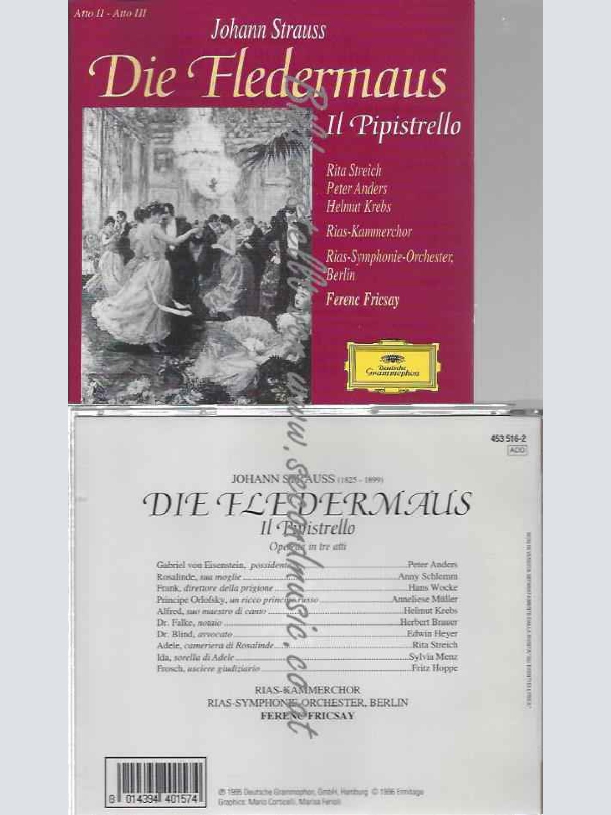 CD--JOHANN STRAUSS--STRAUSS:DIE FLEDERMAUS