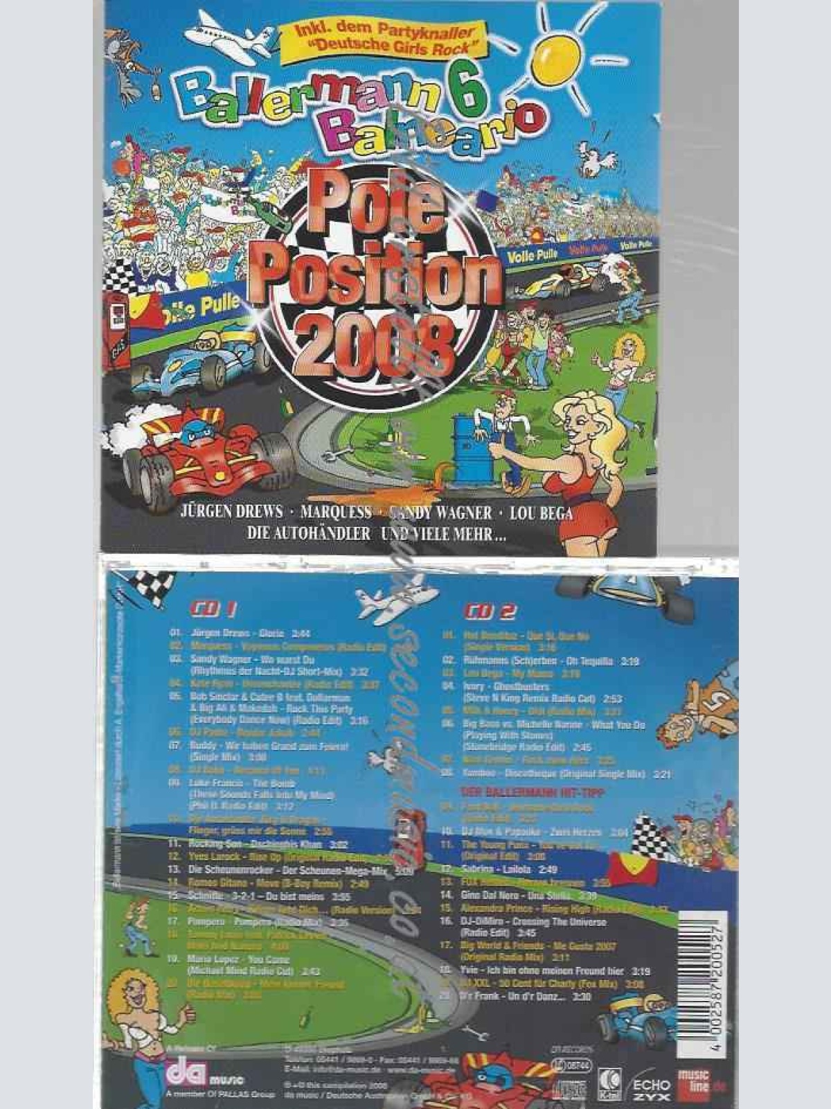 CD--VARIOUS | --BALLERMANN  BALNEARIO PRÄS.DIE POLE POSITION