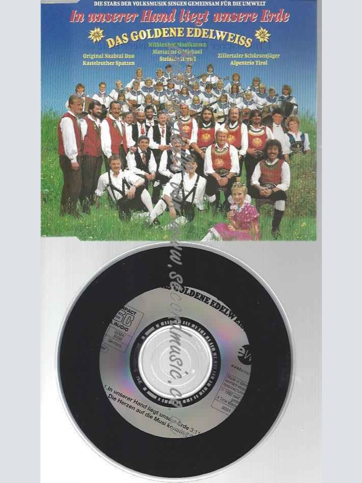 CD--GOLDENE EDELWEISS--IN UNSERER HAND LIEGT UNSERE ERDE ()