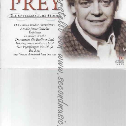 CD--HERMANN PREY | --DIE UNVERGEßLICHE STIMME (EIN MUSIKALISCHES PORTRAIT)