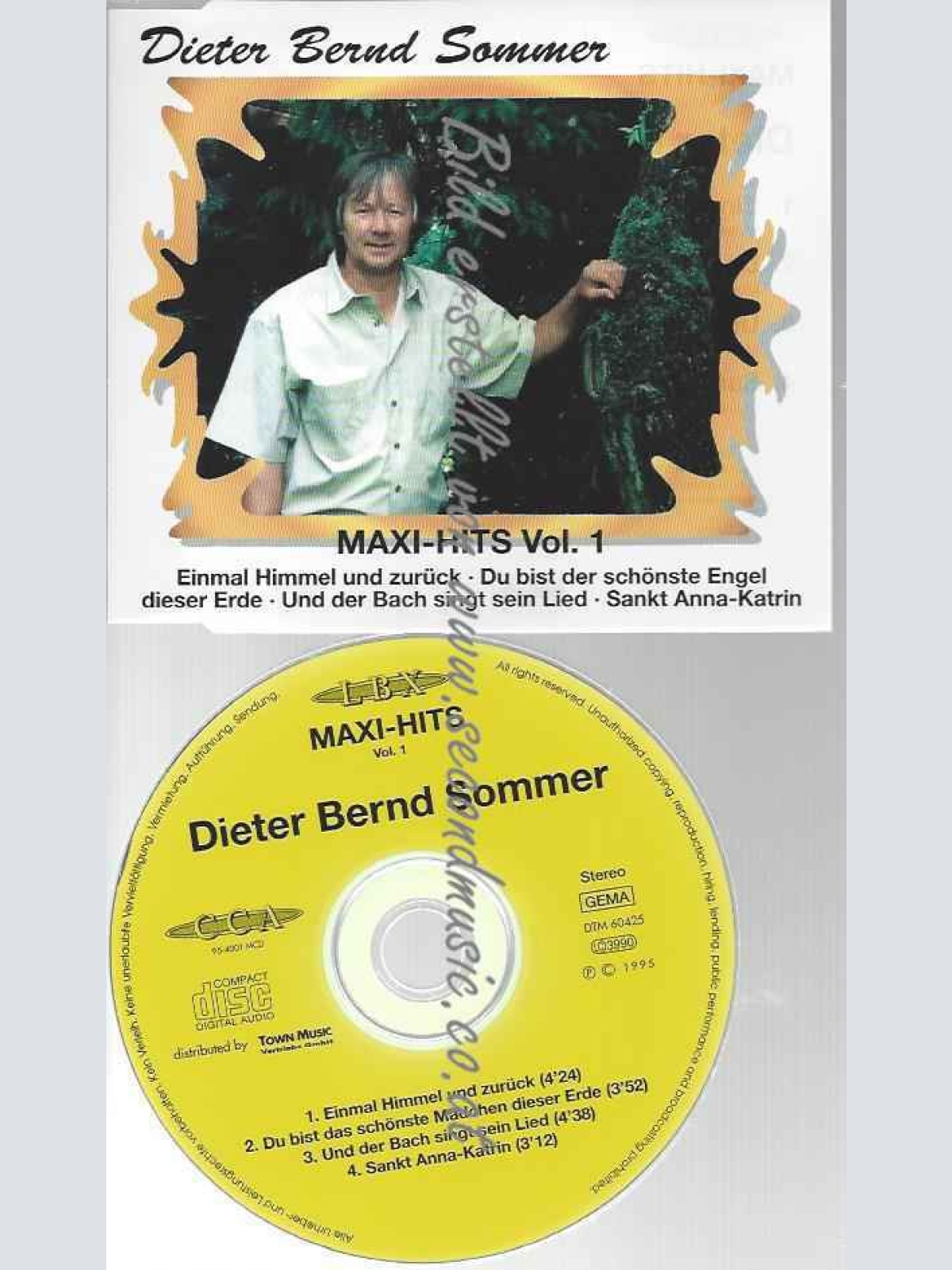 CD--SOMMER,DIETER BERND | --EINMAL HIMMEL UND ZURÜCK