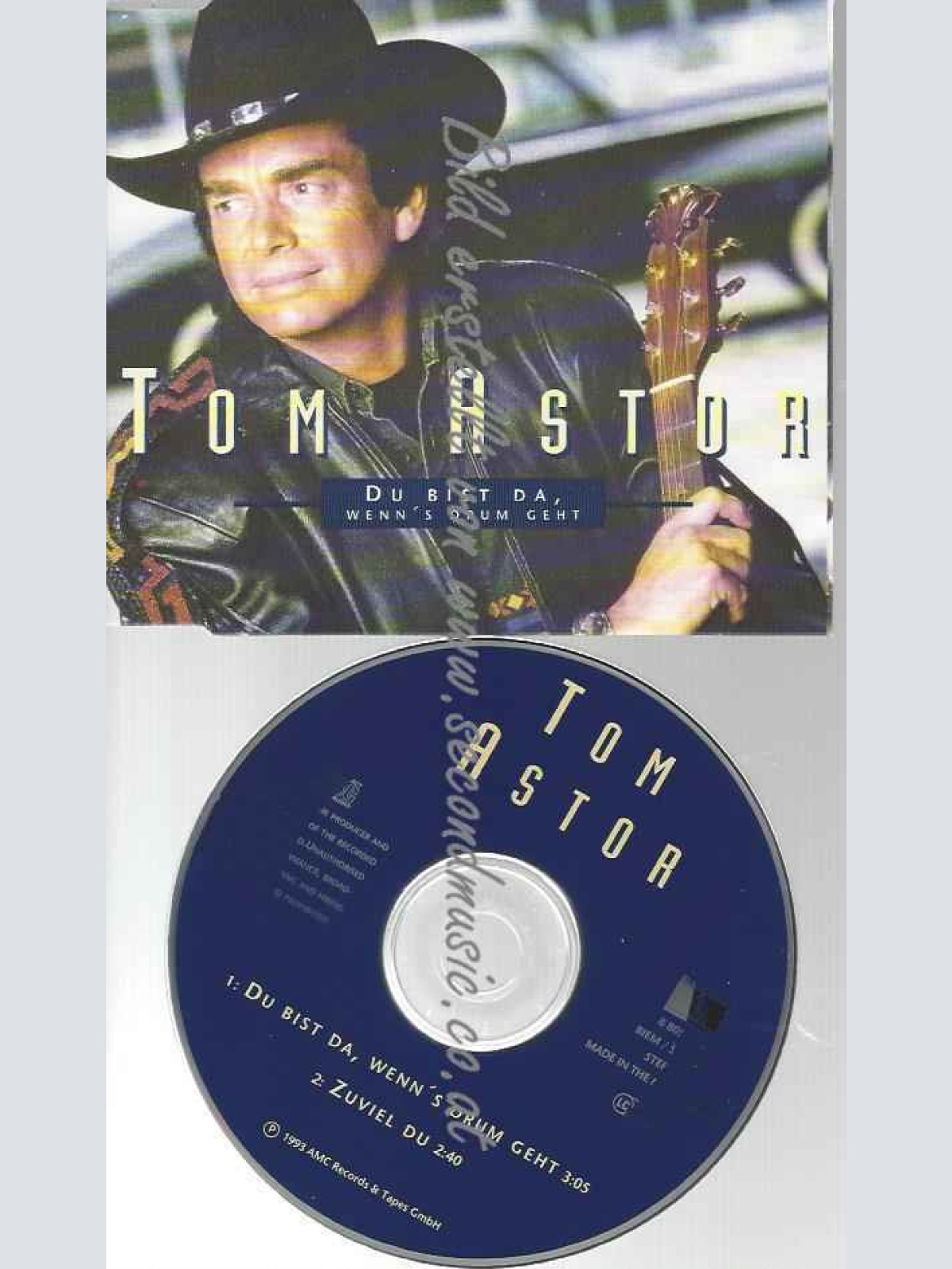 CD--UVIEL DU ()/ TOM ASTOR--DU BIST DA, WENN'S DRUM GEHT