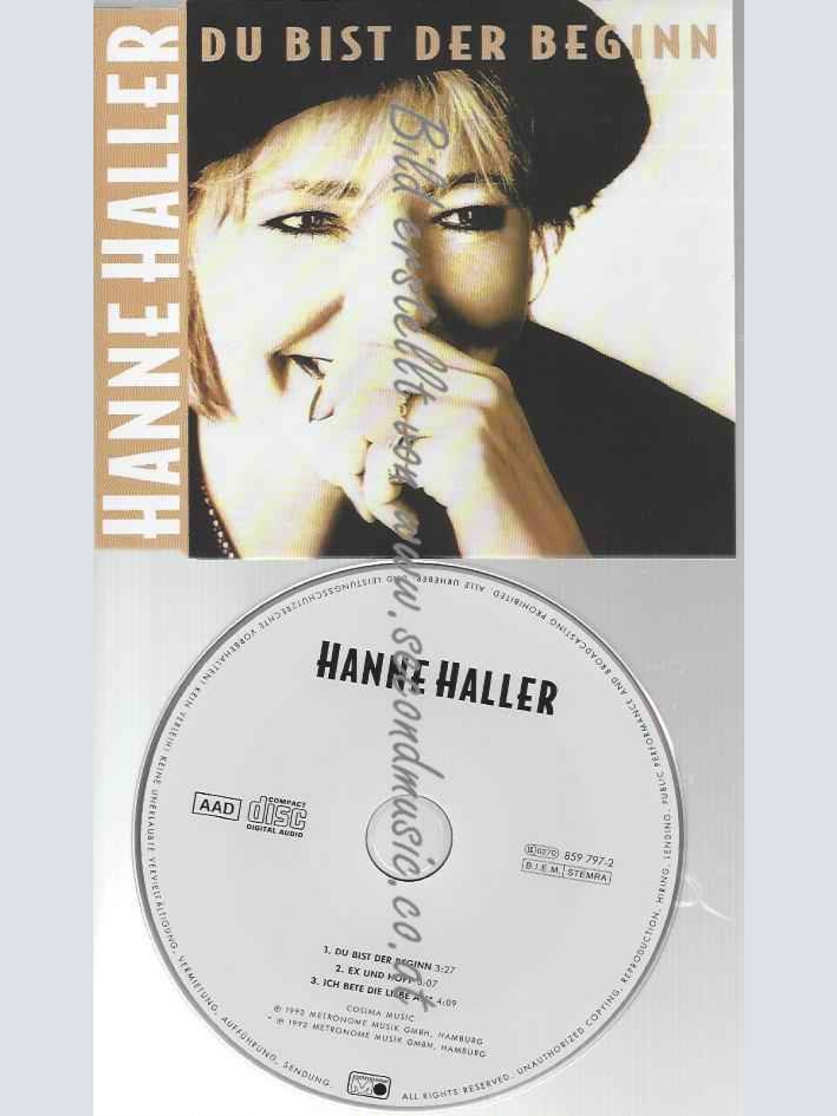 CD--HALLER,HANNE | --DU BIST DER BEGINN