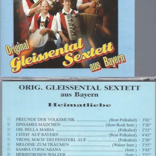 CD--Geisental Sextett -- Heimatliebe