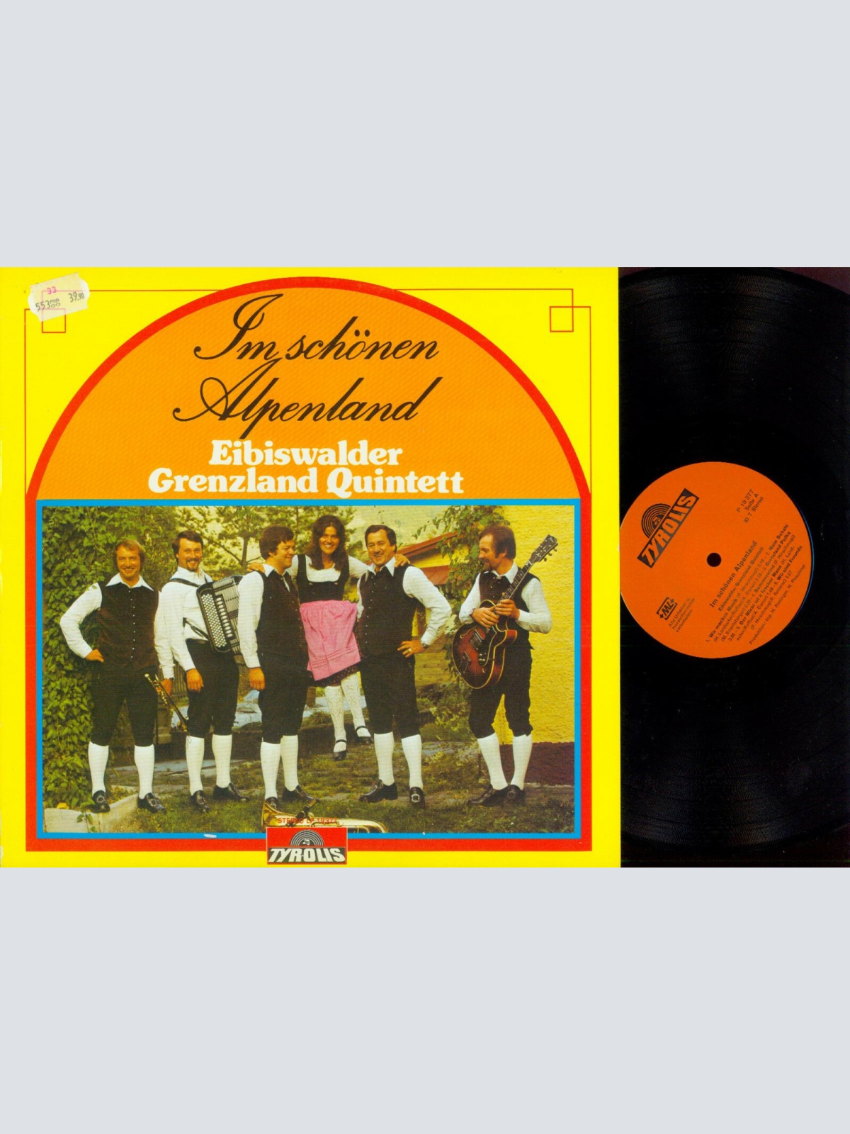 LP-- Eibiswalder Grenzland Quintett -- Im schönen Alpenland // NM