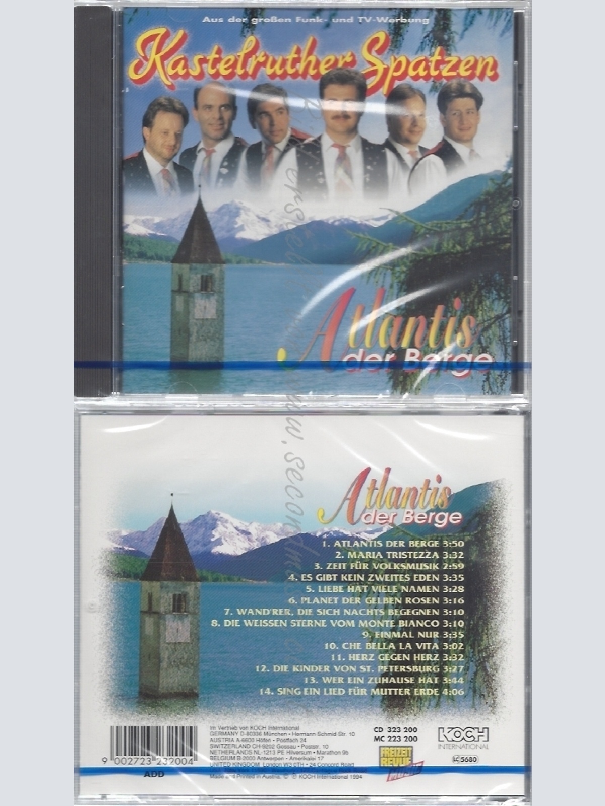 CD--NM-SEALED-KASTELRUTHER SPATZEN -1994- -- ATLANTIS DER BERGE
