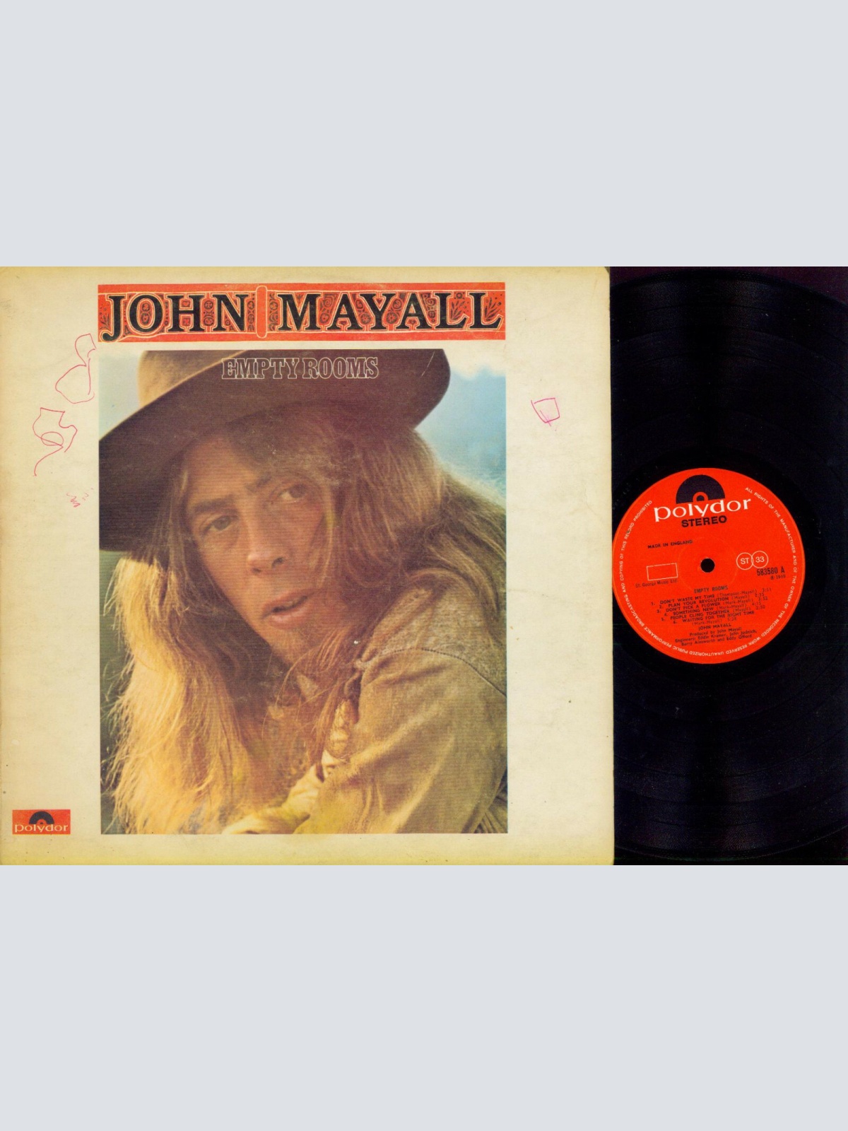 LP--John Mayall – Empty Rooms // UK // 583580