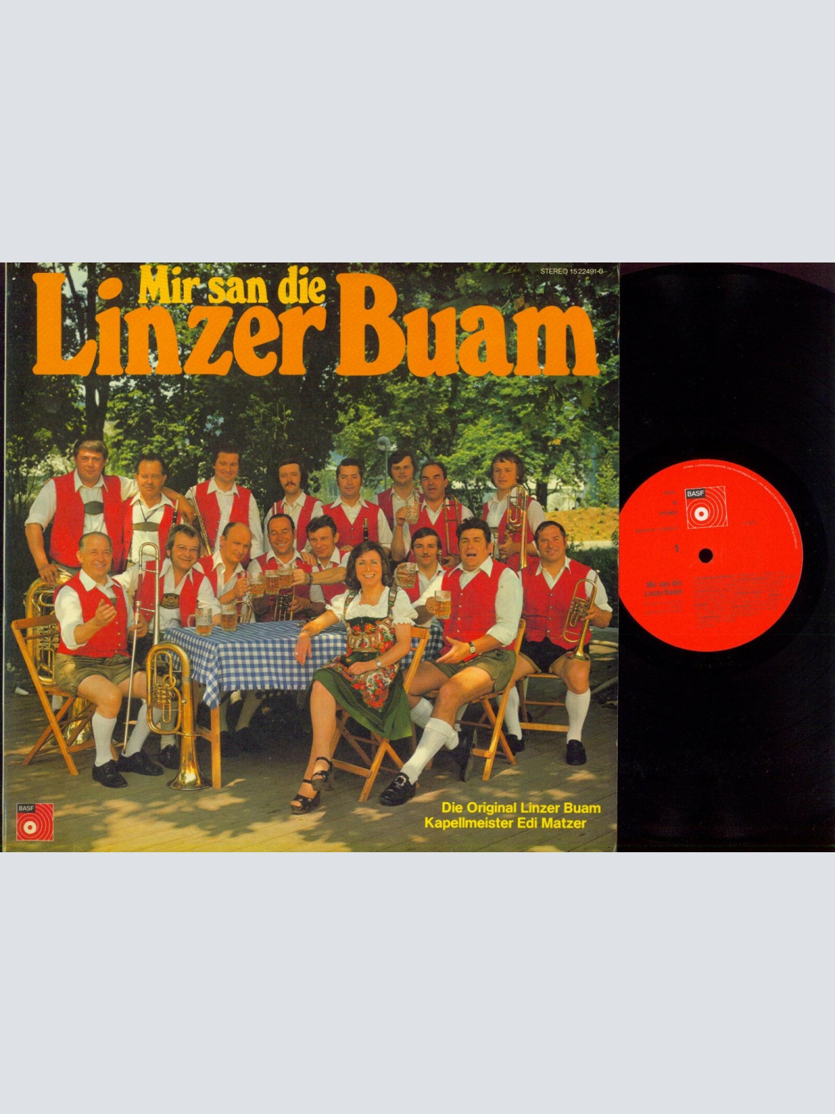 LP--Mir san die  Linzer Buam -- Edi Matzer / NM