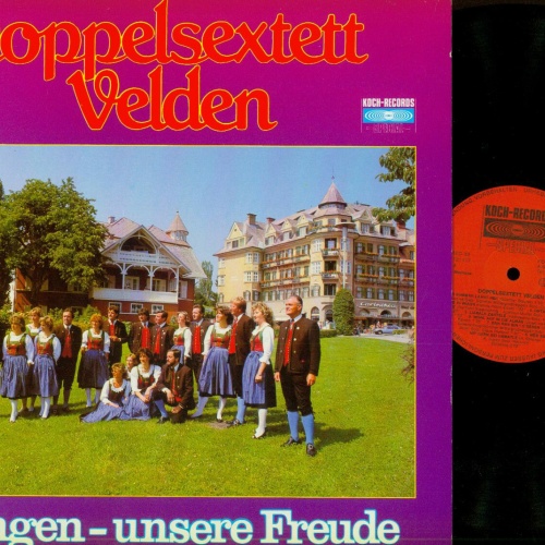 LP--Doppelsextett Velden -- singen - unsere Freude  / NM
