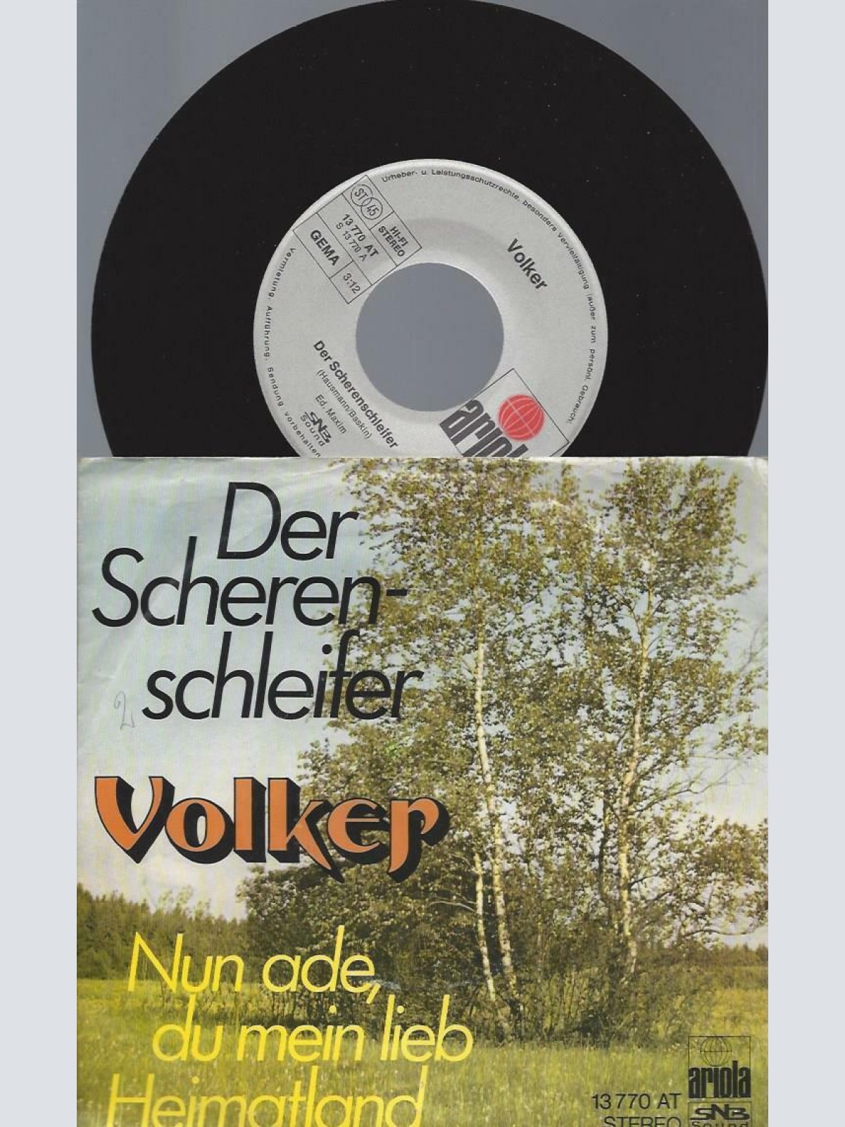 7" Volker – Der Scherenschleifer