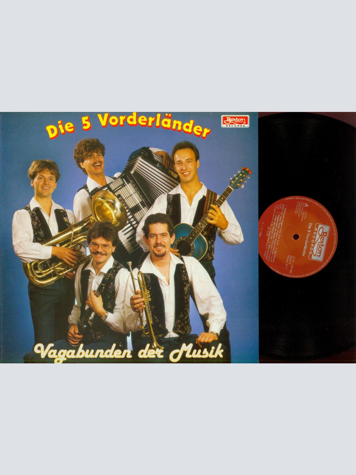 LP--Die 5 Vorderländer – Vagabunden Der Musik  //NM