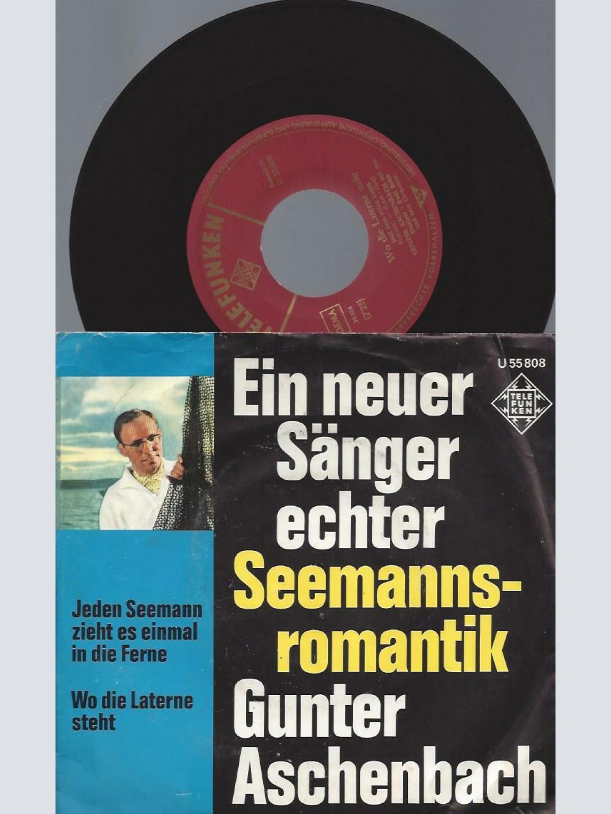 7" Gunter Aschenbach – Jeden Seemann Zieht Es Einmal In Die Ferne