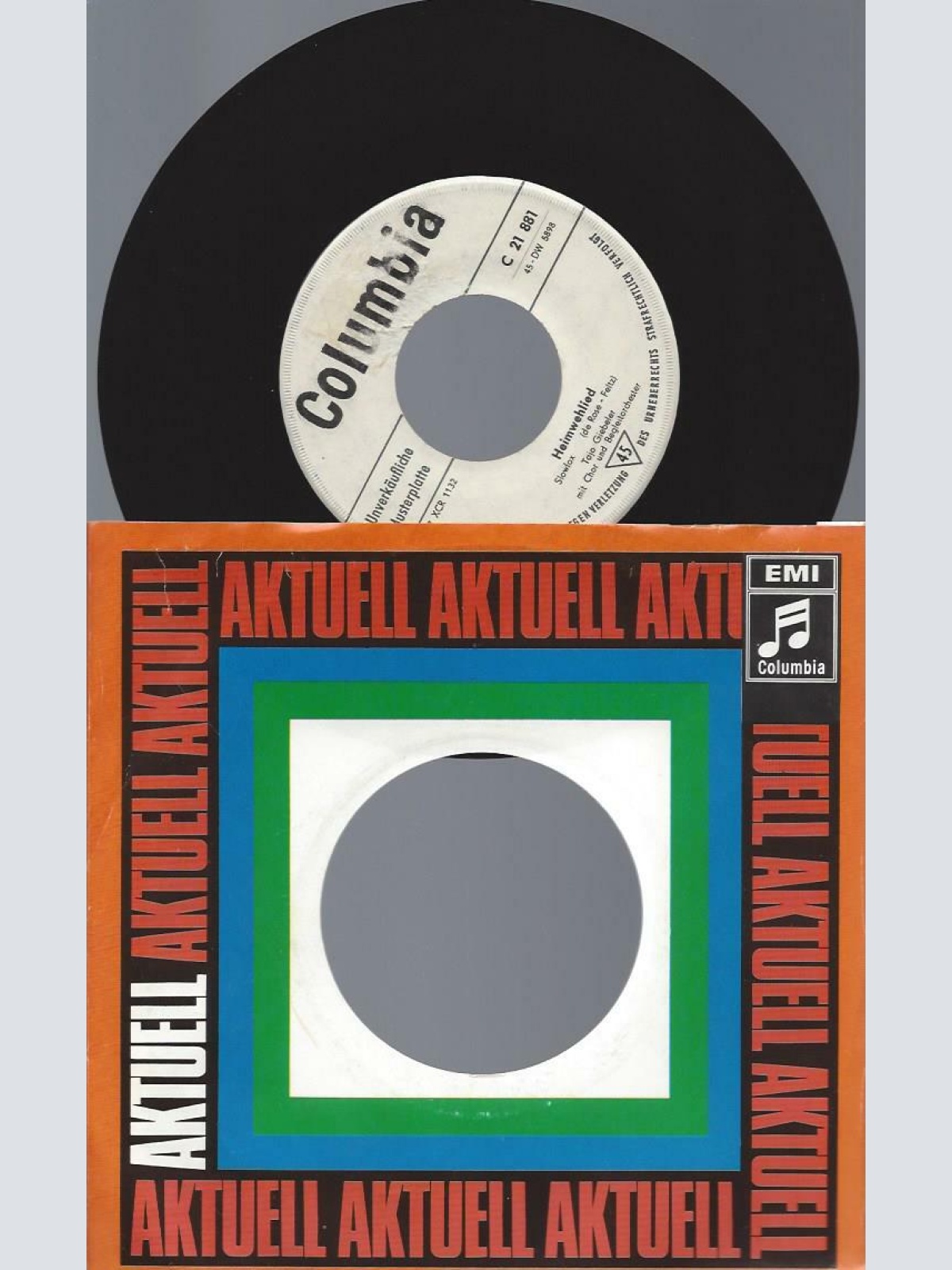 7" Tajo Giebeler -- Die Sonne wird niemals mehr untergehen / Promo