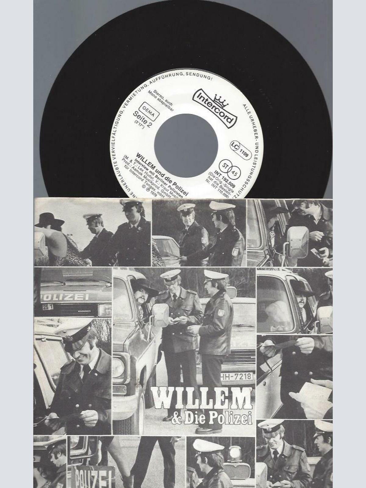 7" Willem   & Die Polizei – Des Autofahrers Bester Freund Und Helfer