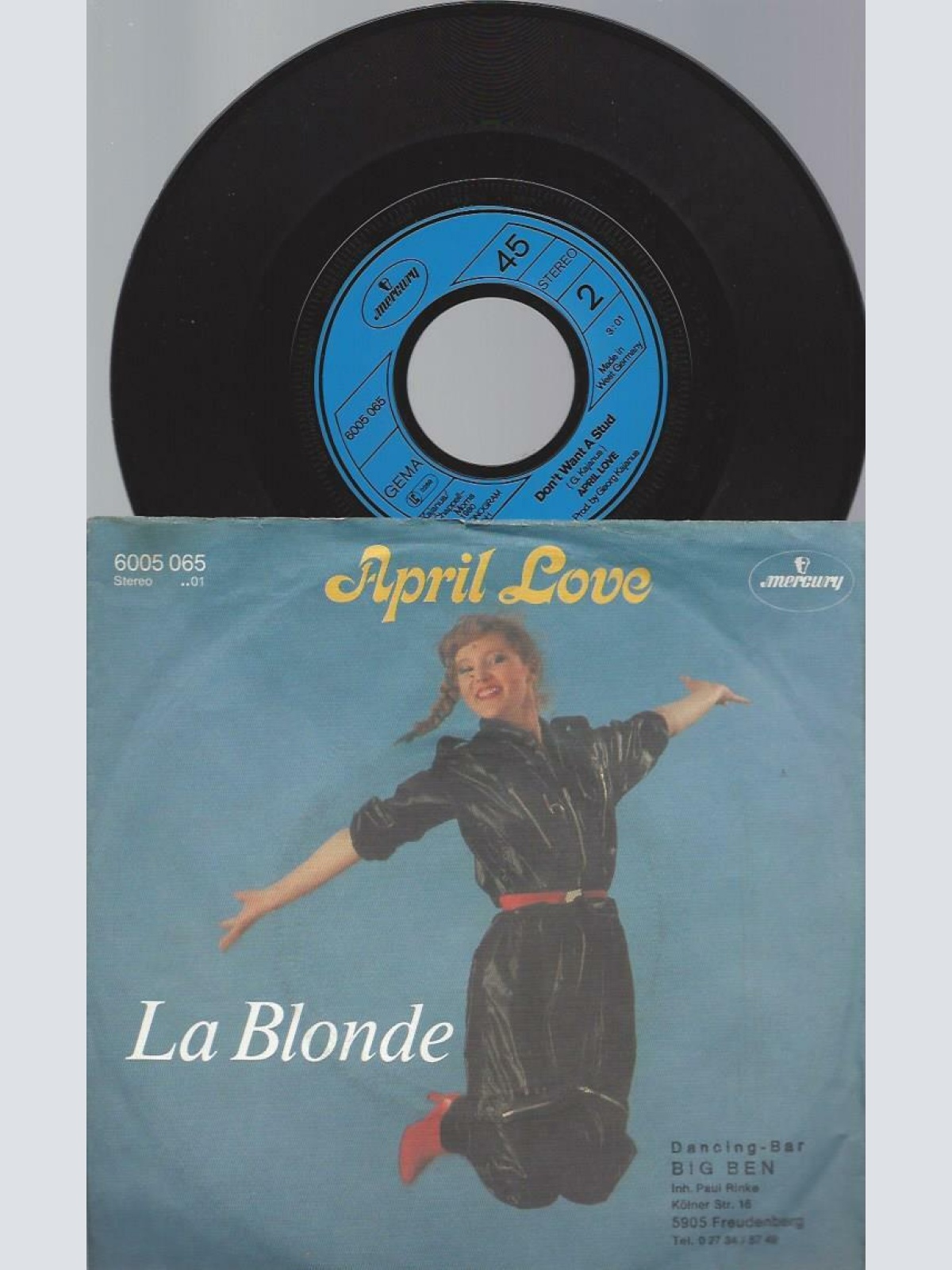 7" April Love – La Blonde