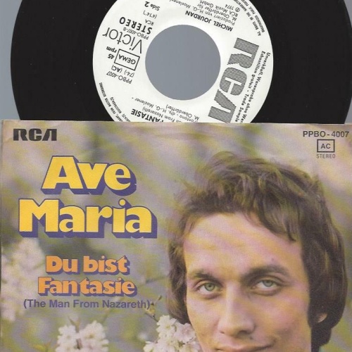 7" Michel Jourdan – Du Bist Fantasie / Promo