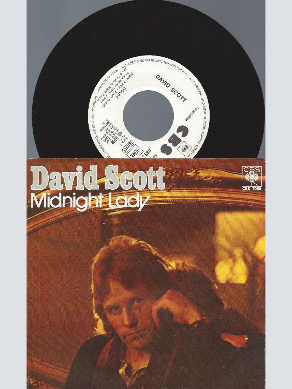7" David Scott   – Midnight Lady / Promo