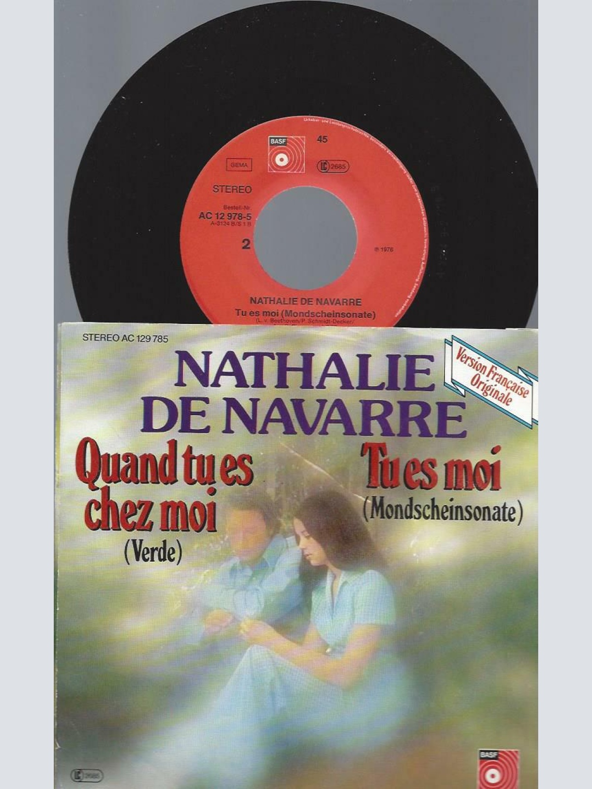 7" Nathalie De Navarre – Quand Tu Es Chez Moi-Renate Kern