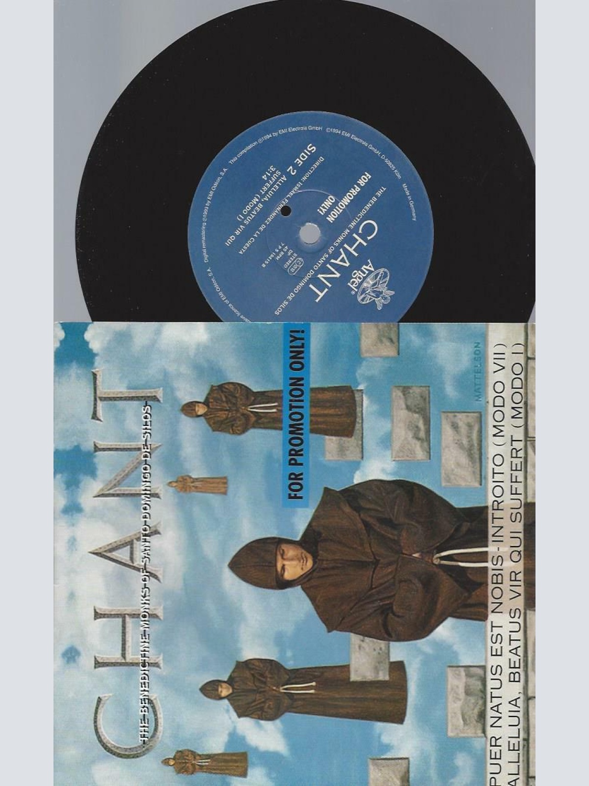 7" The Benedictine Monks Of Santo Domingo De Silos – Chant / Promo