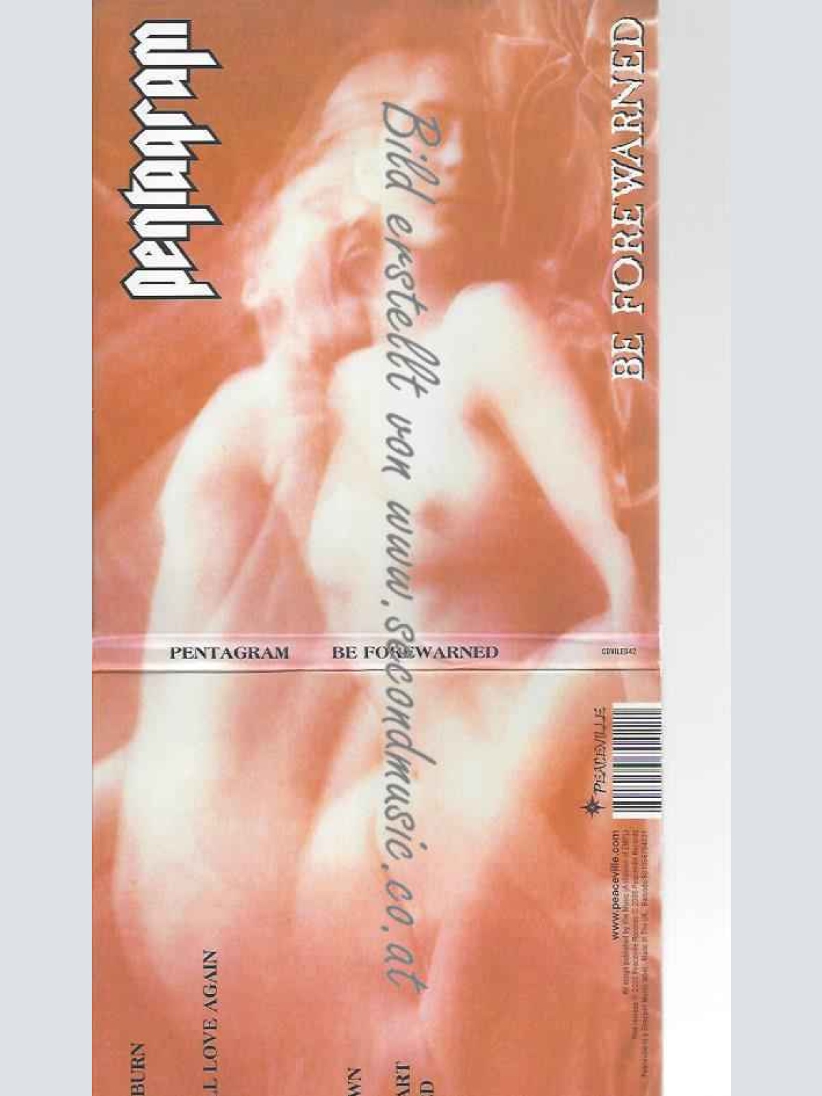 CD--Pentagram  --Be Forewarned