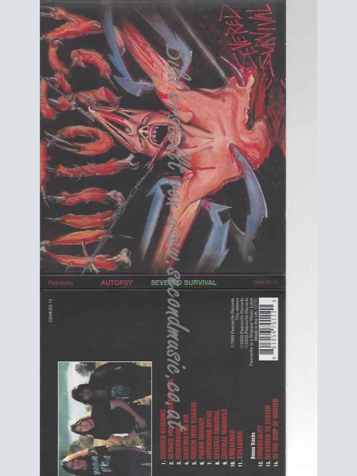 CD--Autopsy  --Severed Survival