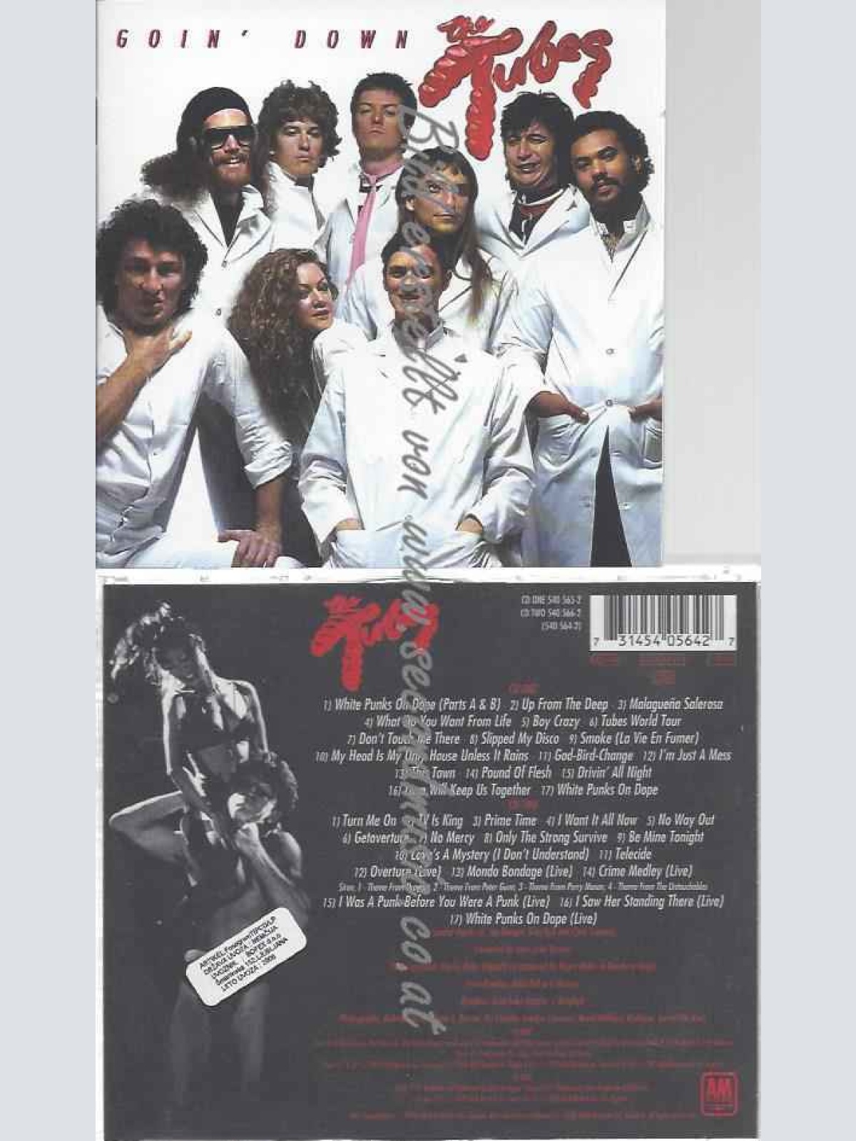 CD--The Tubes  --Going Down