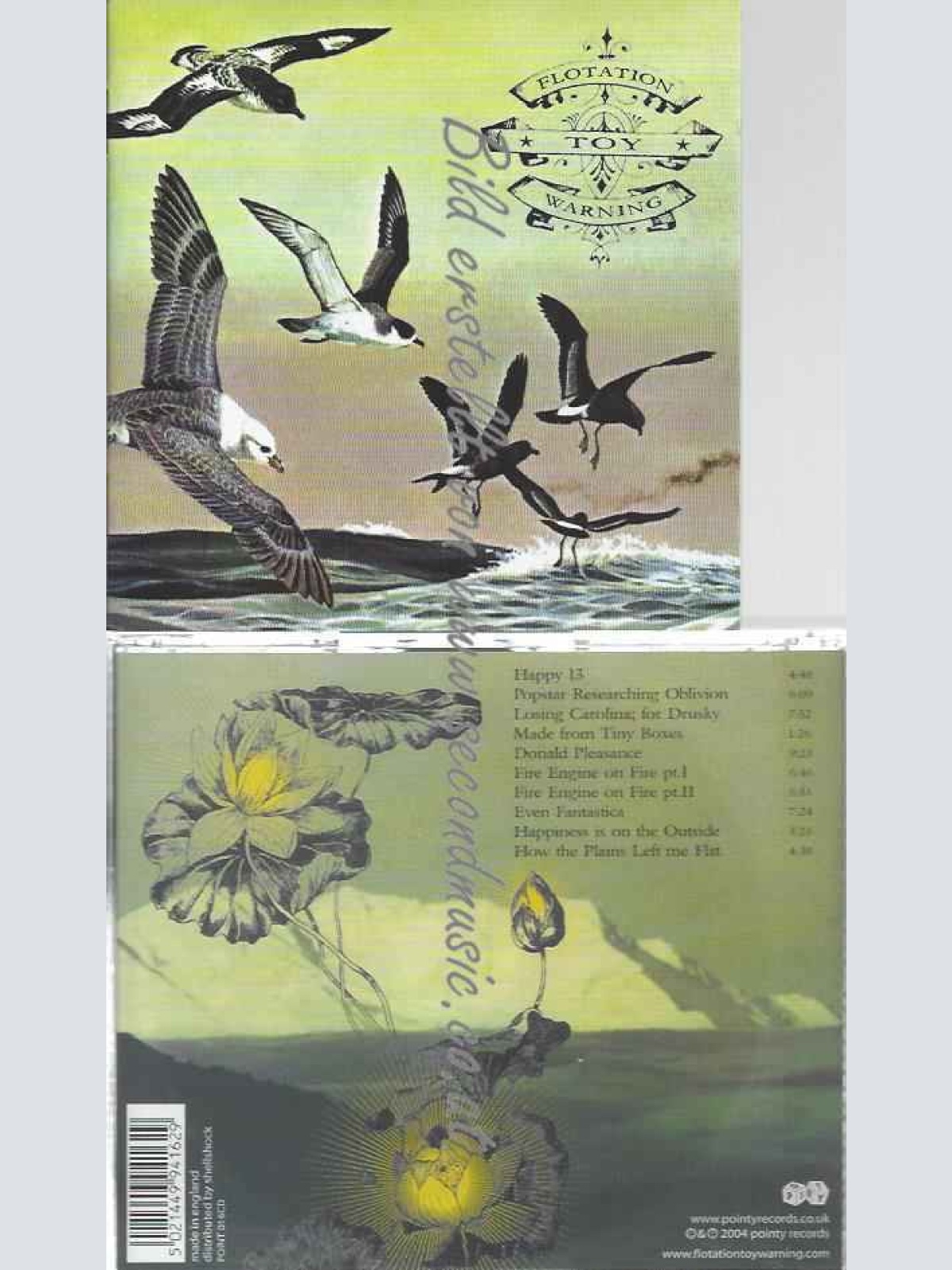 CD--Flotation Toy Warning  --Bluffers Guide to the Flight