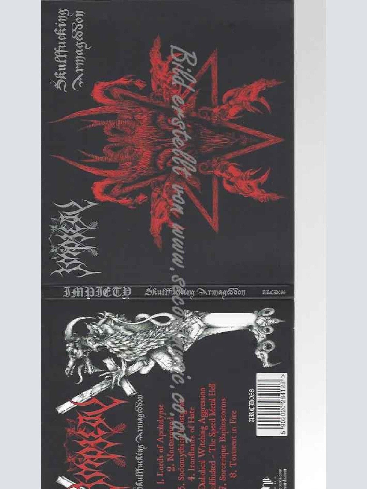 CD--Impiety  --Skullfucking Armageddon