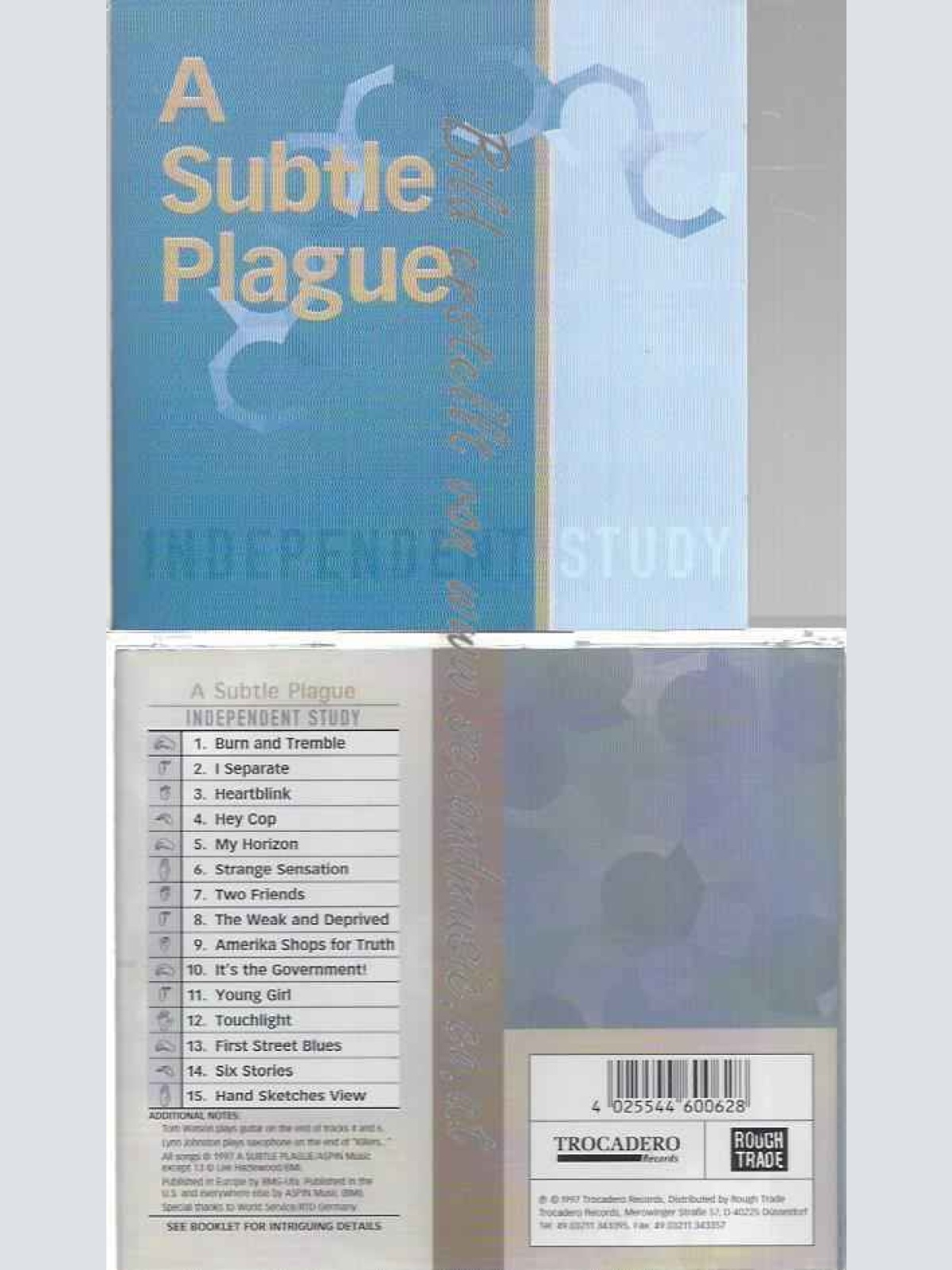 CD--A Subtle Plague--Independent Study